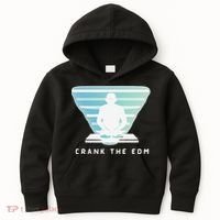 Crank The Edm Electronic Dance Music Humor Kids Hoodie thumb 0