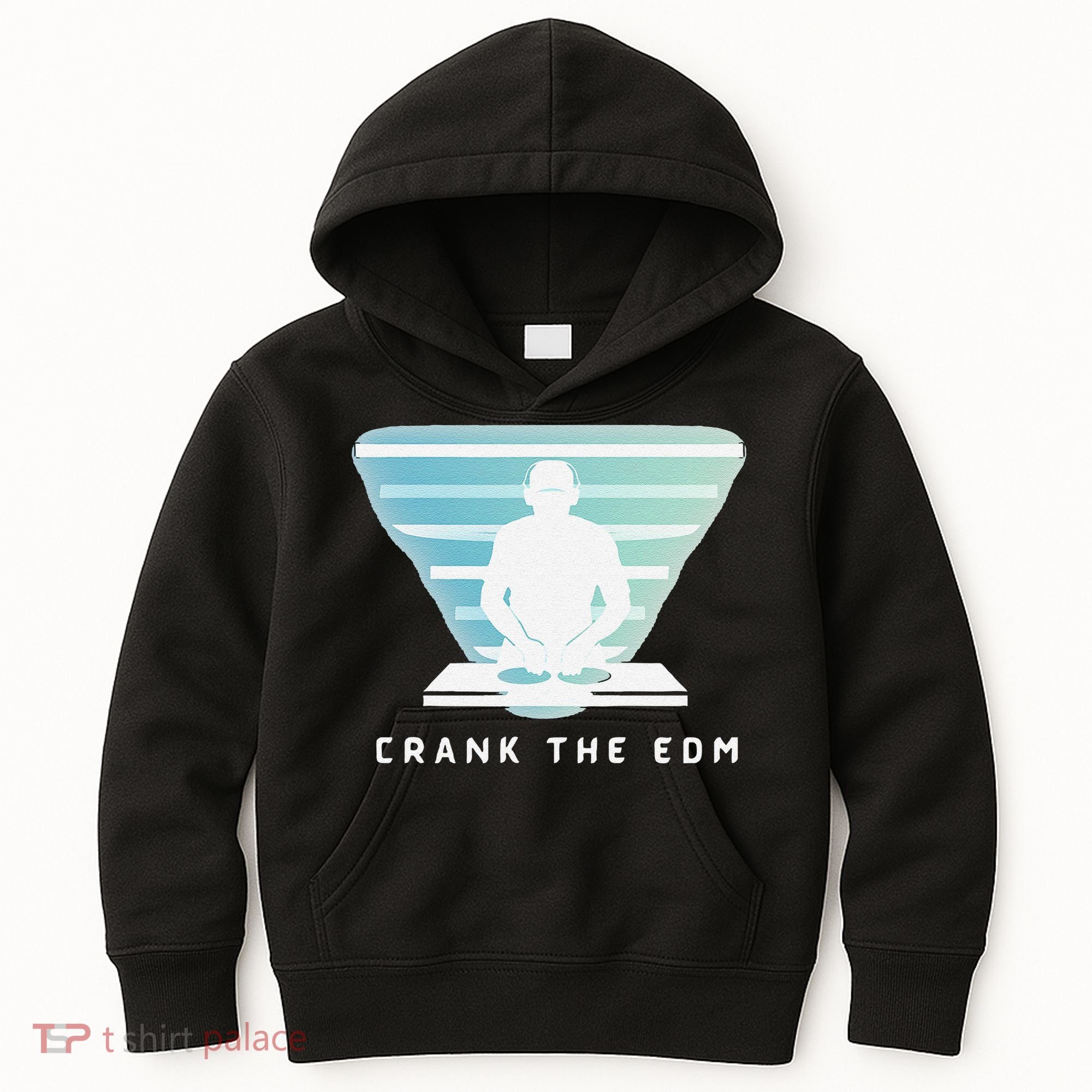 Crank The Edm Electronic Dance Music Humor Kids Hoodie