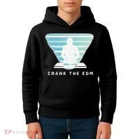 Crank The Edm Electronic Dance Music Humor Kids Hoodie thumb 4