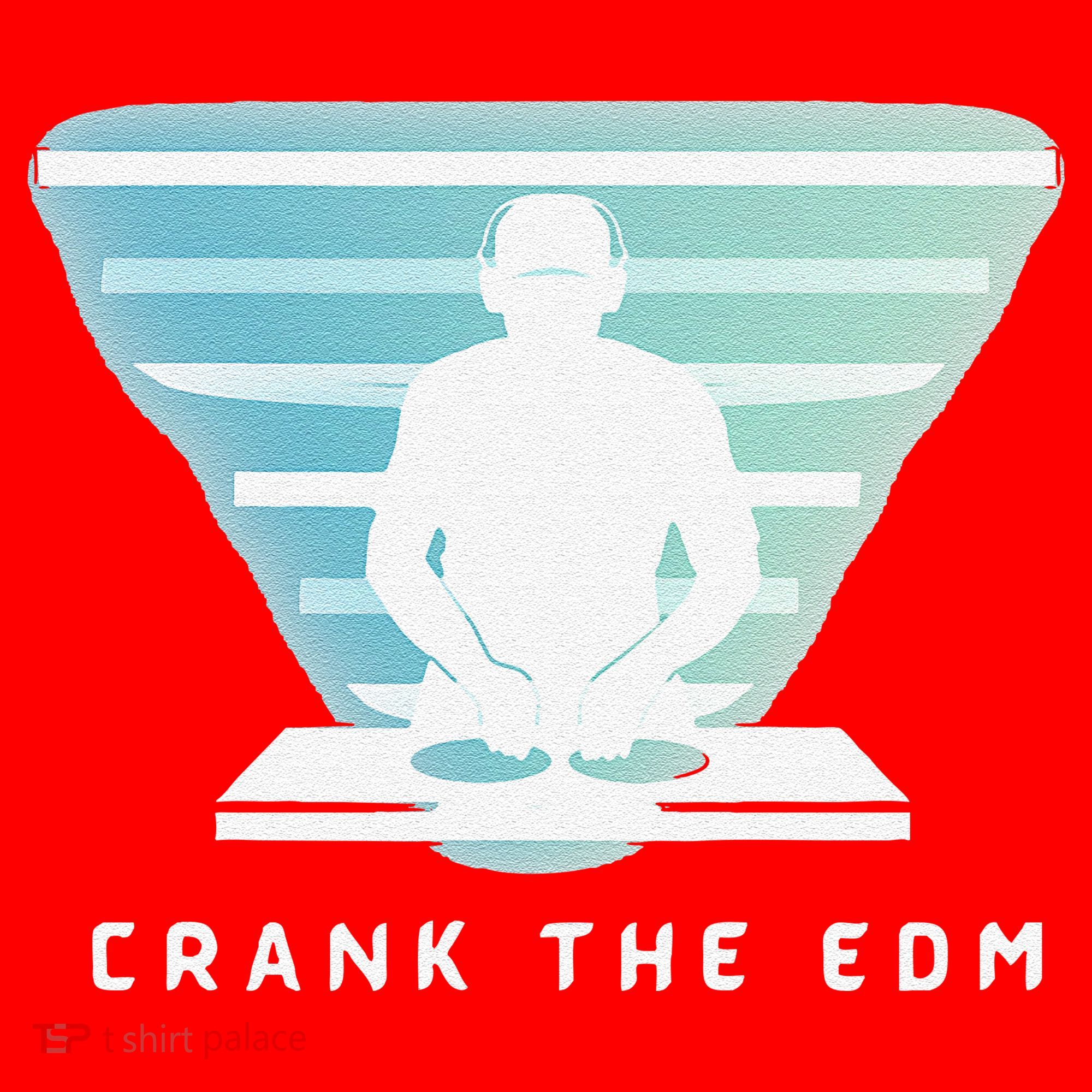 Crank The Edm Electronic Dance Music Humor Santa Hat
