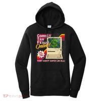 Commit Tax Fraud Online! Distressed Retro Video Game Box Art Women's Hoodie thumb 0
