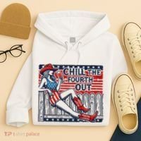 Chill The Fourth Out Funny 4th Of July Hoodie thumb 4