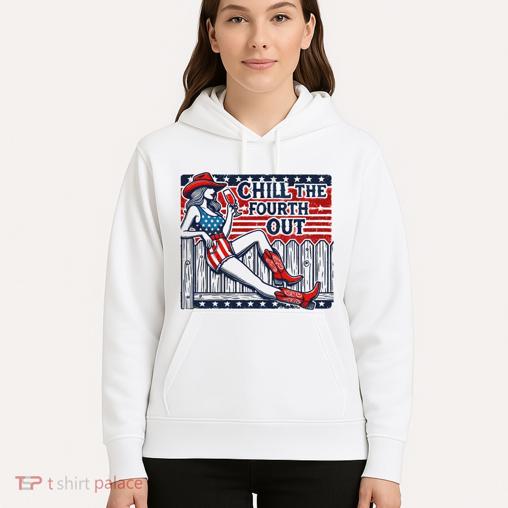 Chill The Fourth Out Funny 4th Of July Hoodie