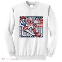 Chill The Fourth Out Funny 4th Of July Sweatshirt thumb 0