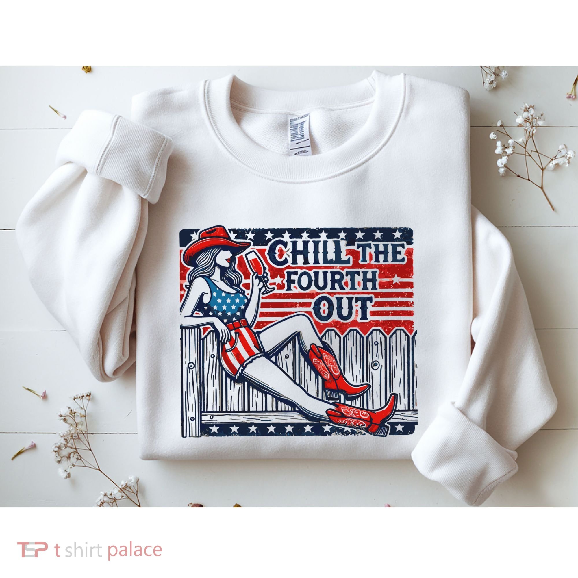 Chill The Fourth Out Funny 4th Of July Sweatshirt