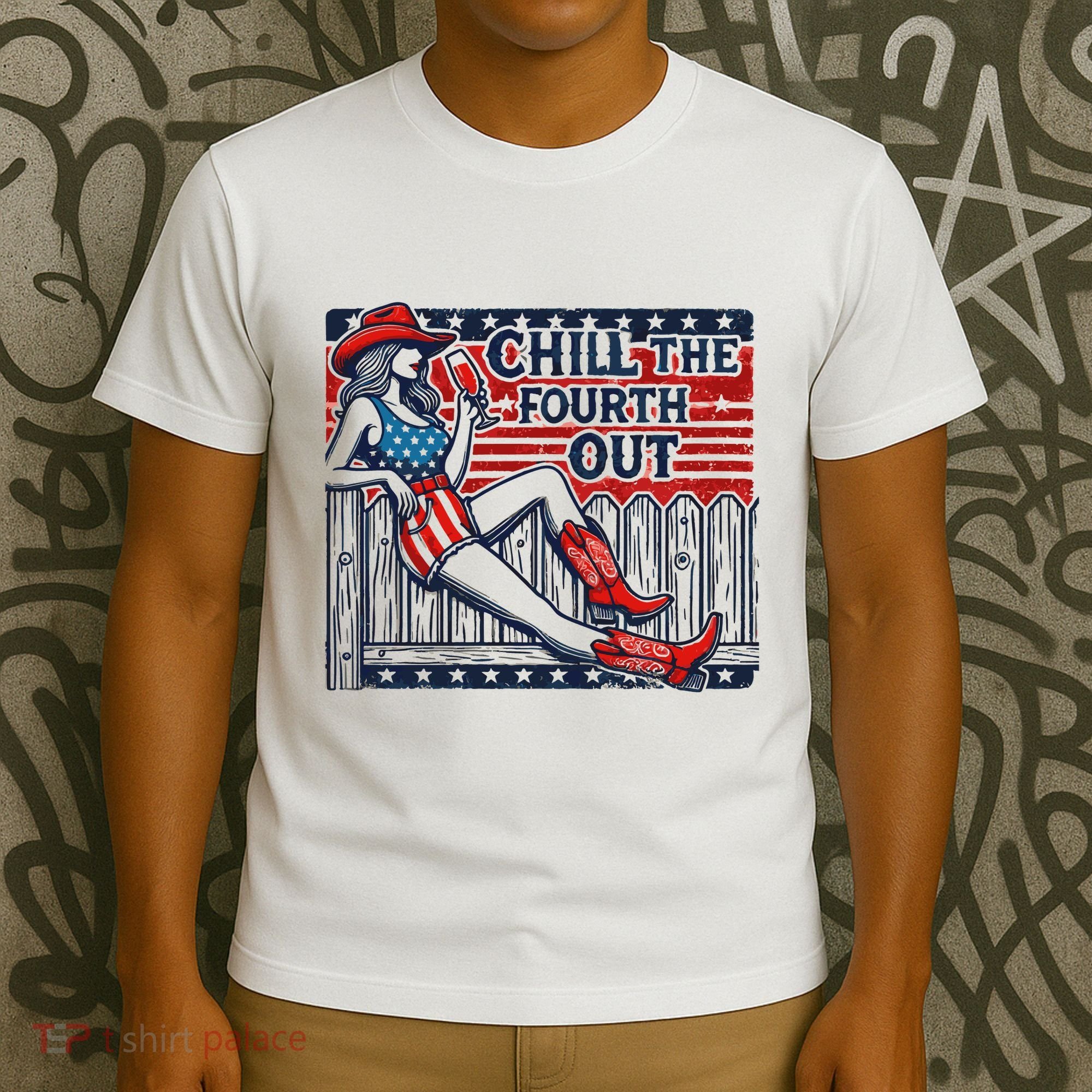 Chill The Fourth Out Funny 4th Of July T-Shirt