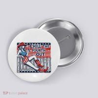 Chill The Fourth Out Funny 4th Of July Button thumb 0
