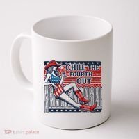Chill The Fourth Out Funny 4th Of July Coffee Mug thumb 0
