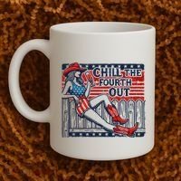 Chill The Fourth Out Funny 4th Of July Coffee Mug thumb 2