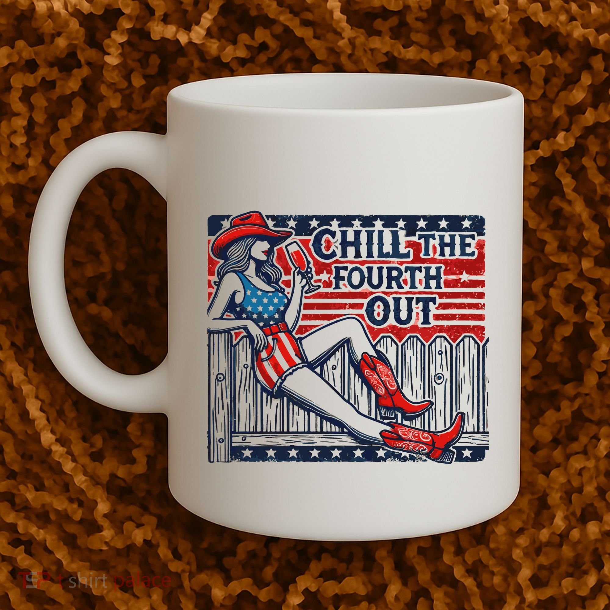 Chill The Fourth Out Funny 4th Of July Coffee Mug