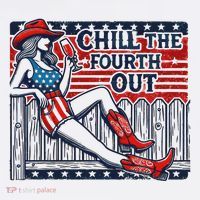 Chill The Fourth Out Funny 4th Of July Women's Hoodie thumb 2