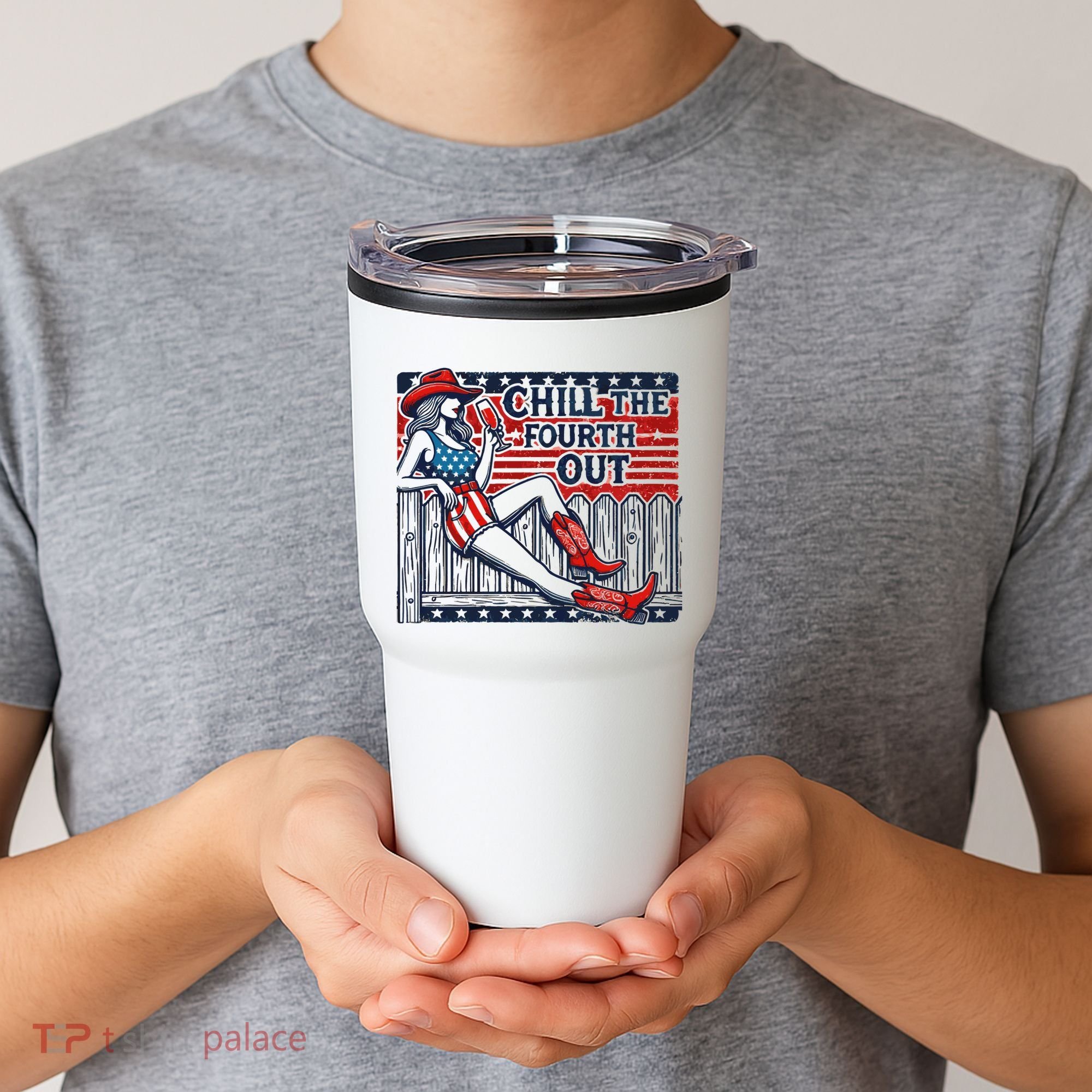 Chill The Fourth Out Funny 4th Of July Tumbler
