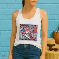 Chill The Fourth Out Funny 4th Of July Women's Tank Top thumb 2
