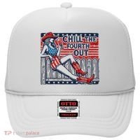 Chill The Fourth Out Funny 4th Of July Hat thumb 0