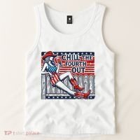 Chill The Fourth Out Funny 4th Of July Tank Top thumb 2
