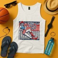 Chill The Fourth Out Funny 4th Of July Tank Top thumb 4