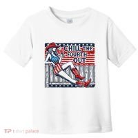 Chill The Fourth Out Funny 4th Of July Toddler T-Shirt thumb 0