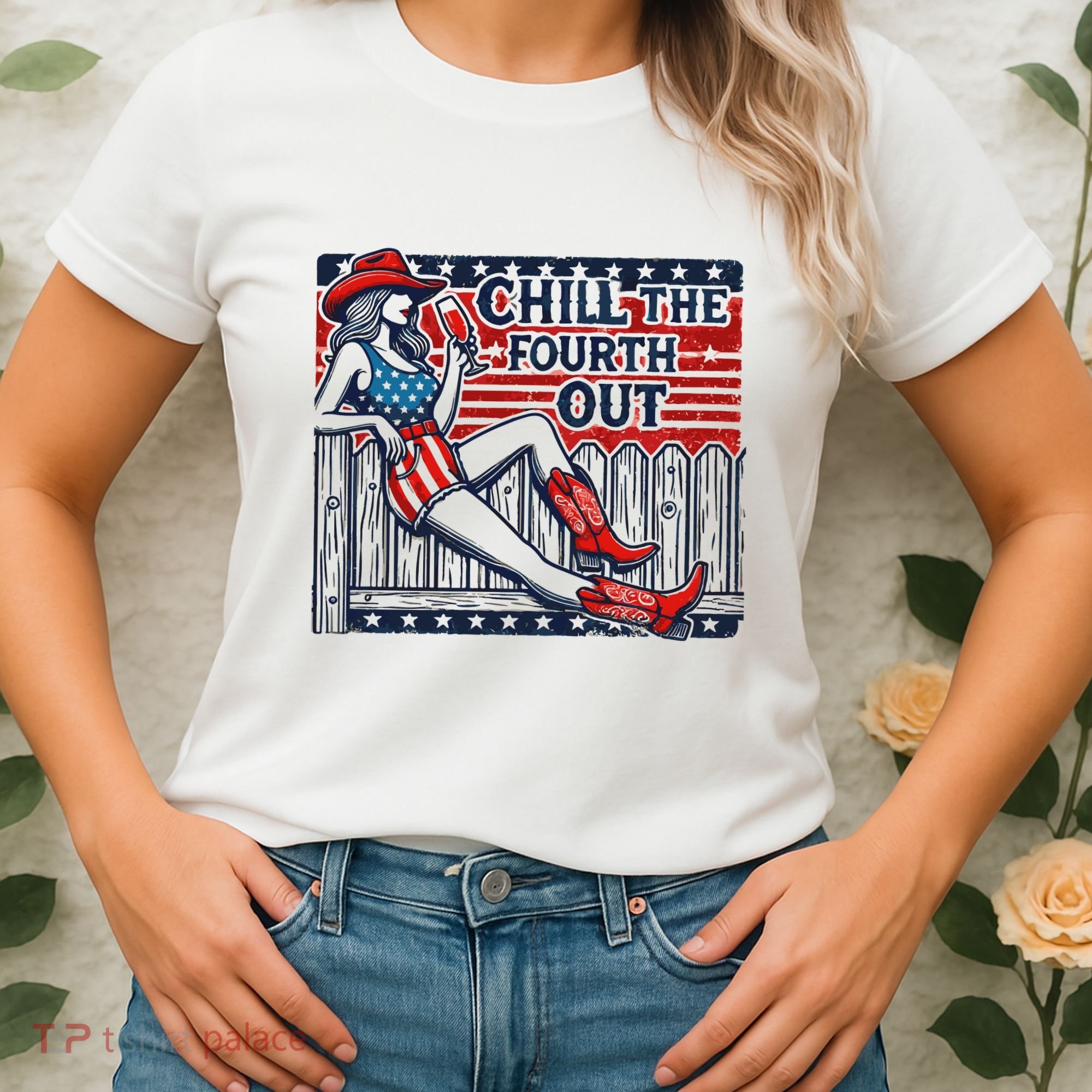 Chill The Fourth Out Funny 4th Of July Women's T-Shirt