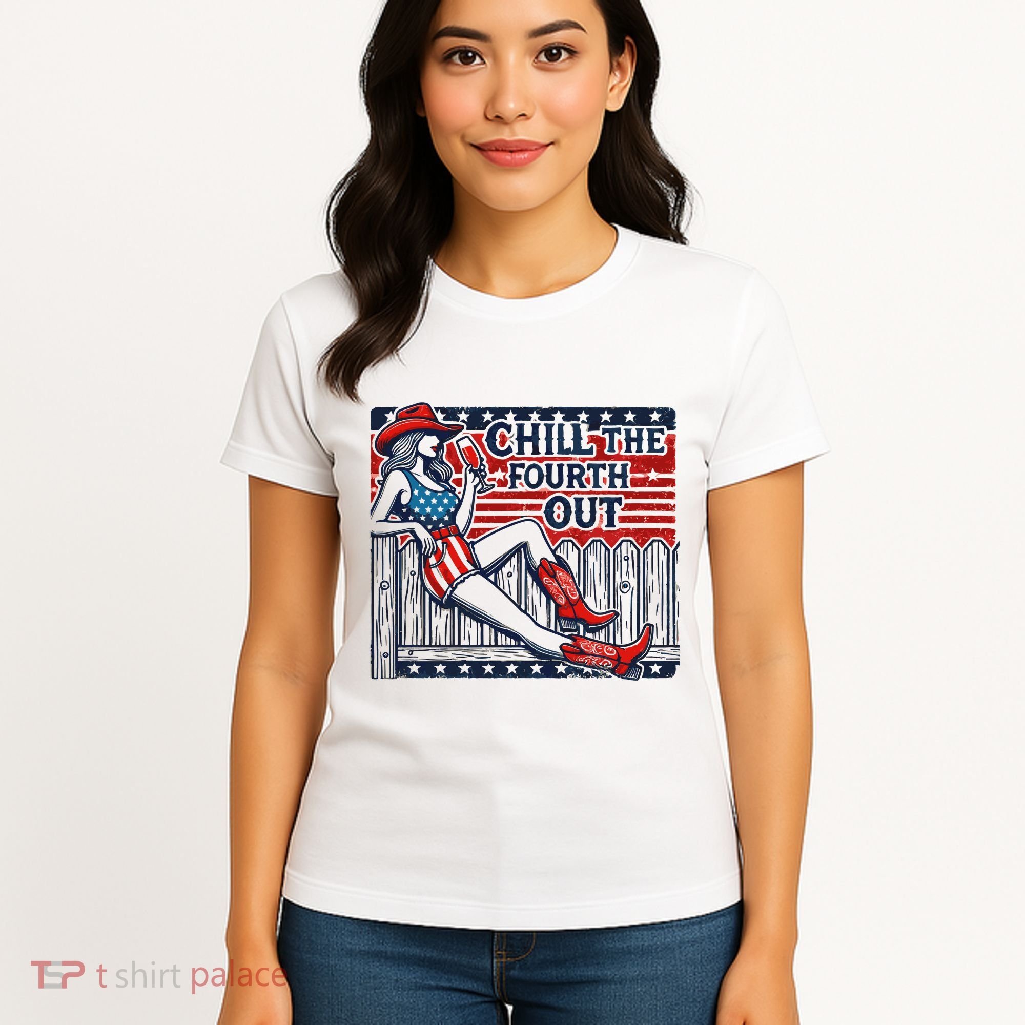 Chill The Fourth Out Funny 4th Of July Women's T-Shirt