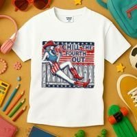 Chill The Fourth Out Funny 4th Of July Kids T-Shirt thumb 3