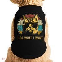 Cat Themed Funny I Do What I Want Cat Doggie Tank thumb 0