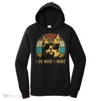 Cat Themed Funny I Do What I Want Cat Women's Hoodie thumb 0