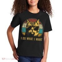 Cat Themed Funny I Do What I Want Cat Kids T-Shirt thumb 2