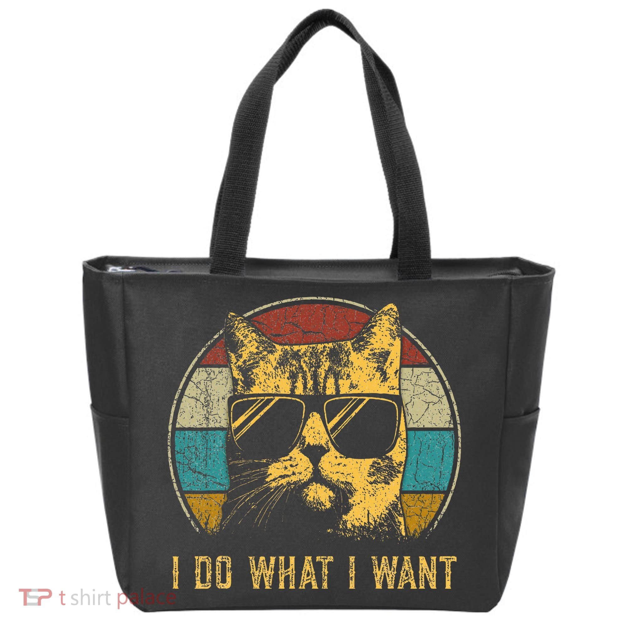 Cat Themed Funny I Do What I Want Cat Tote Bag