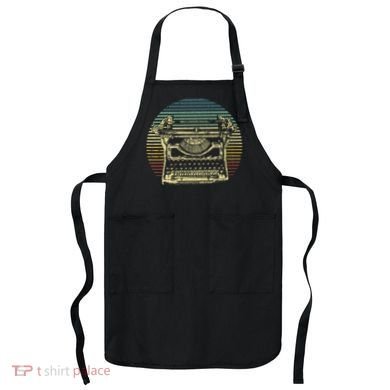 Cool Typewriter For Author Writer Keyboard Apron