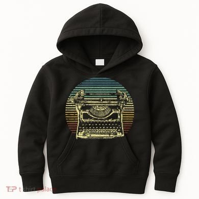 Cool Typewriter For Author Writer Keyboard Kids Hoodie