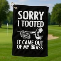 Cool Trumpet For Trumpet Player Jazz Band Trombone Golf Towel thumb 1