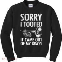 Cool Trumpet For Trumpet Player Jazz Band Trombone Kids Sweatshirt thumb 0
