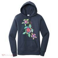 Cute Tropical Flower Ocean Sea Turtles Women's Hoodie thumb 0