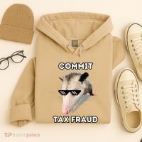 Commit Tax Fraud Hoodie thumb 4