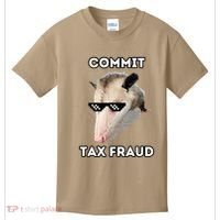 Commit Tax Fraud Kids T-Shirt thumb 0