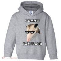 Commit Tax Fraud Toddler Hoodie thumb 0
