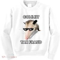 Commit Tax Fraud Kids Sweatshirt thumb 0