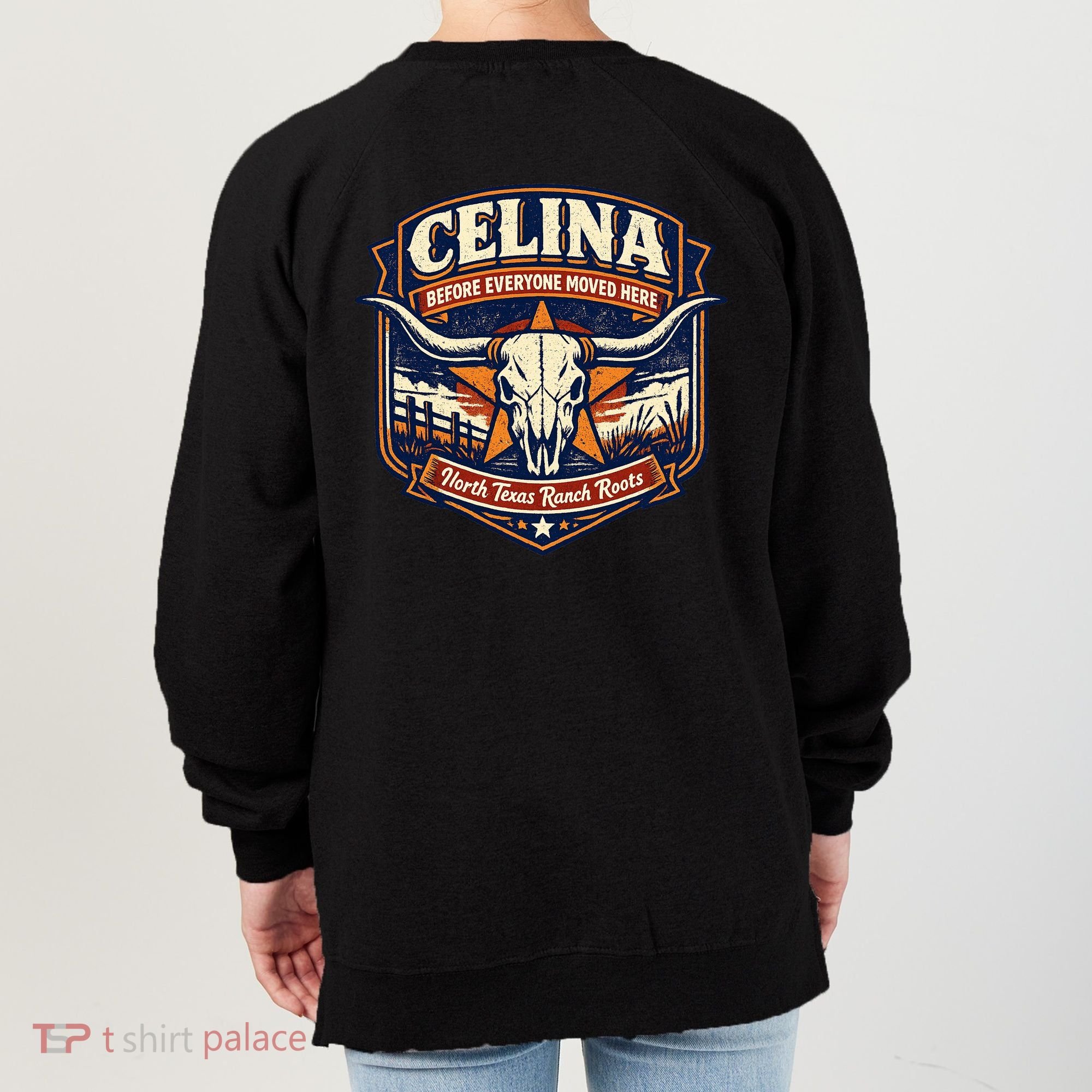 Celina Texas Front & Back Women's Sweatshirt
