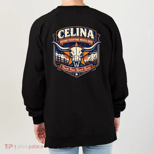 Celina Texas Front & Back Women's Sweatshirt
