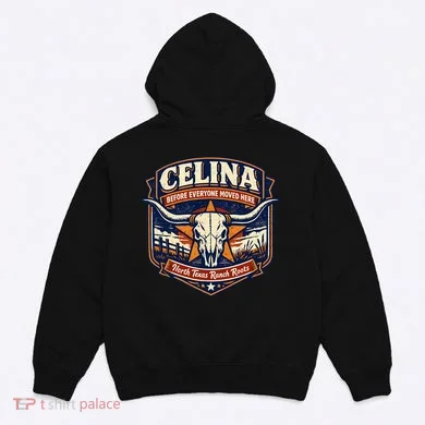 Celina Texas Front & Back Hoodie back