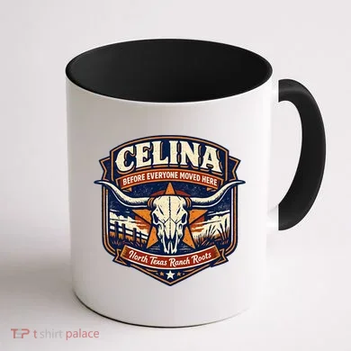 Celina Texas Front & Back Coffee Mug back