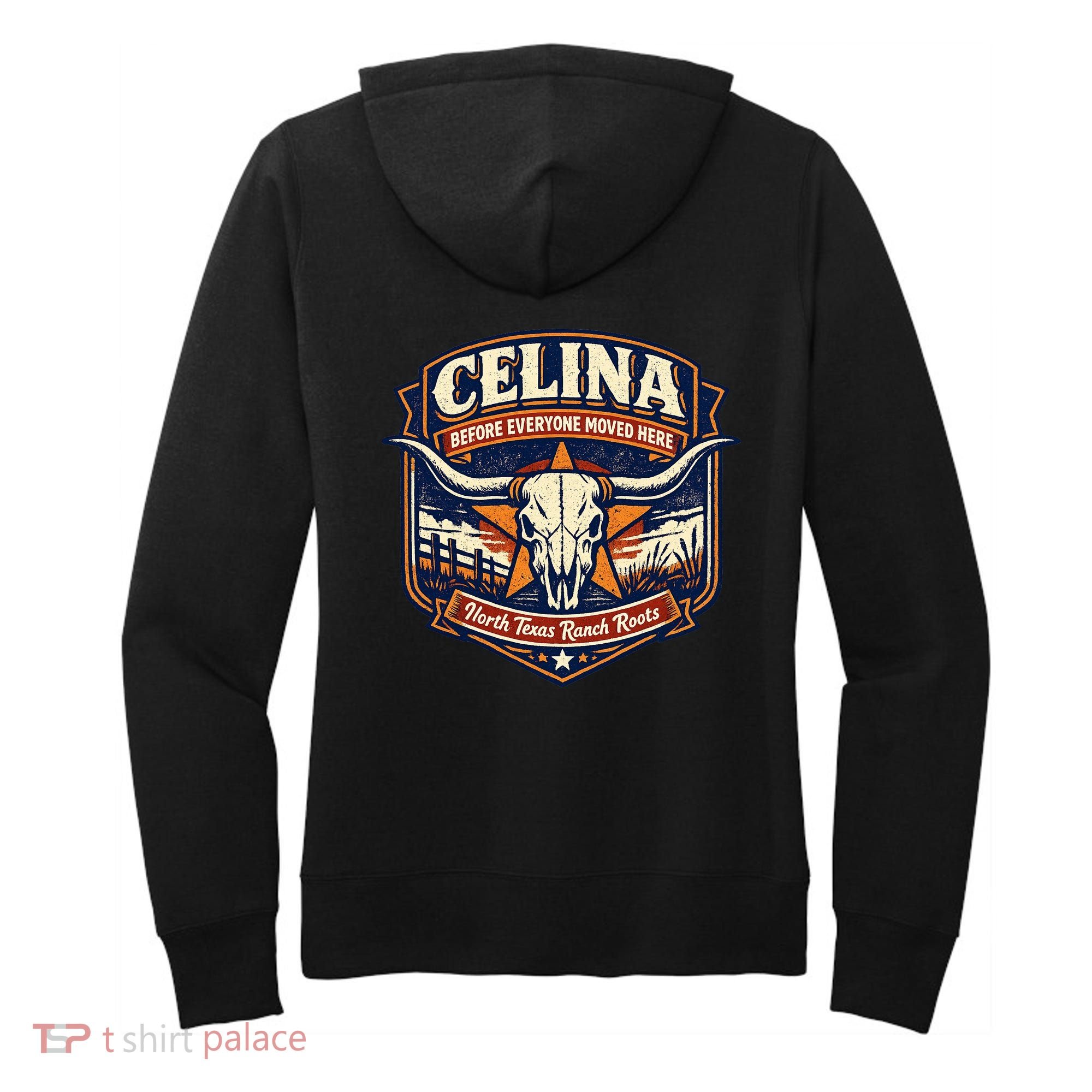 Celina Texas Front & Back Women's Hoodie