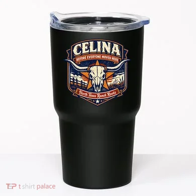 Celina Texas Front & Back Tumbler
