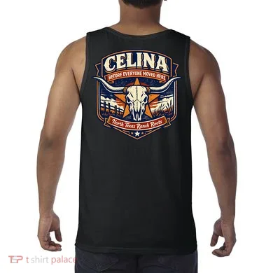Celina Texas Front & Back Tank Top back