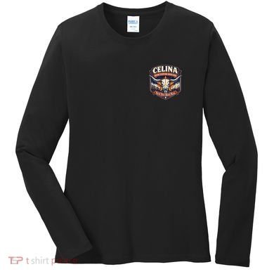Celina Texas Front & Back Women's Long Sleeve Shirt