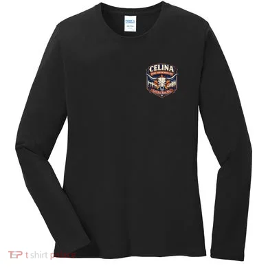Celina Texas Front & Back Women's Long Sleeve Shirt