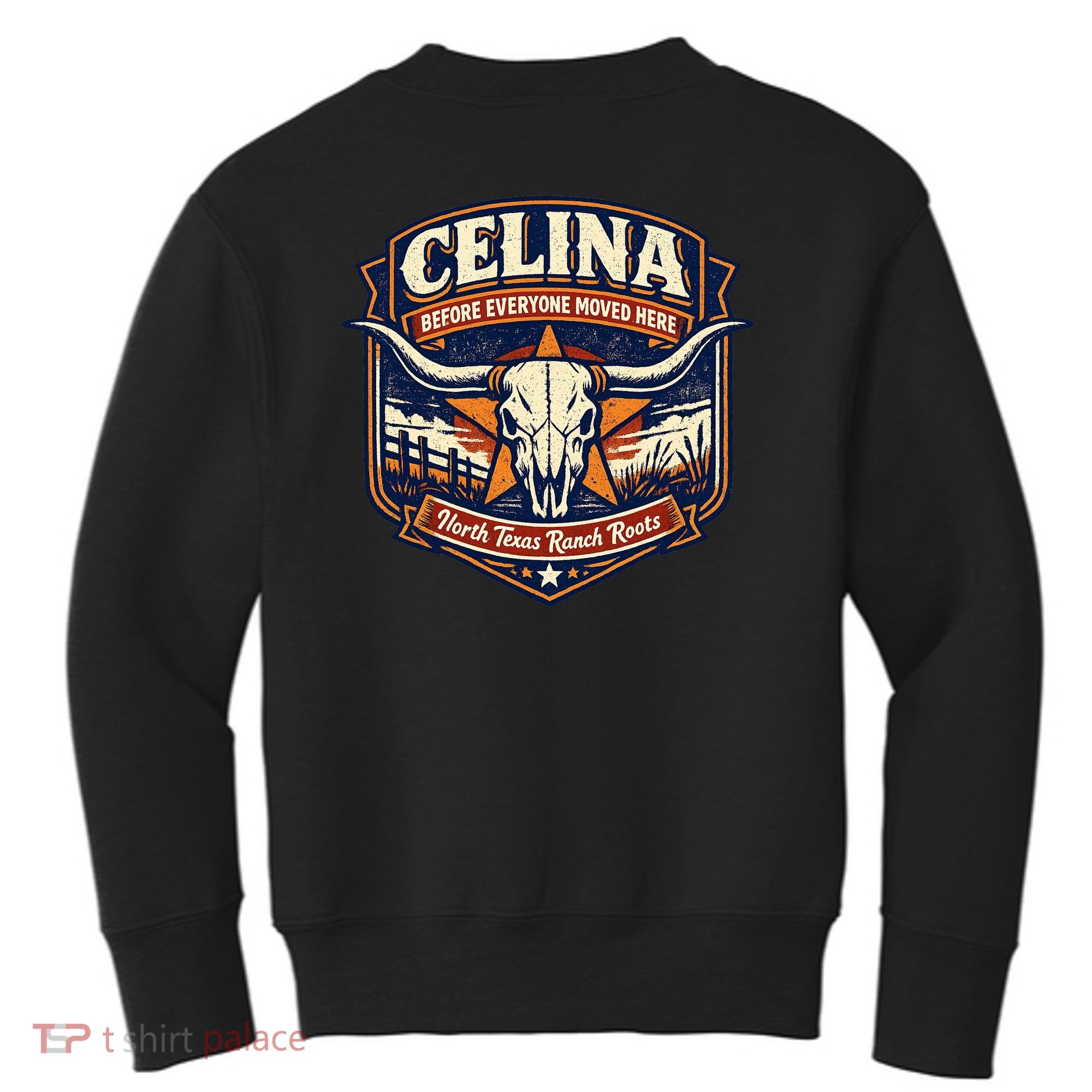 Celina Texas Front & Back Kids Sweatshirt