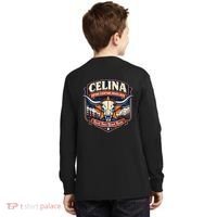 Celina Texas Front & Back Kids Long Sleeve Shirt thumb 1