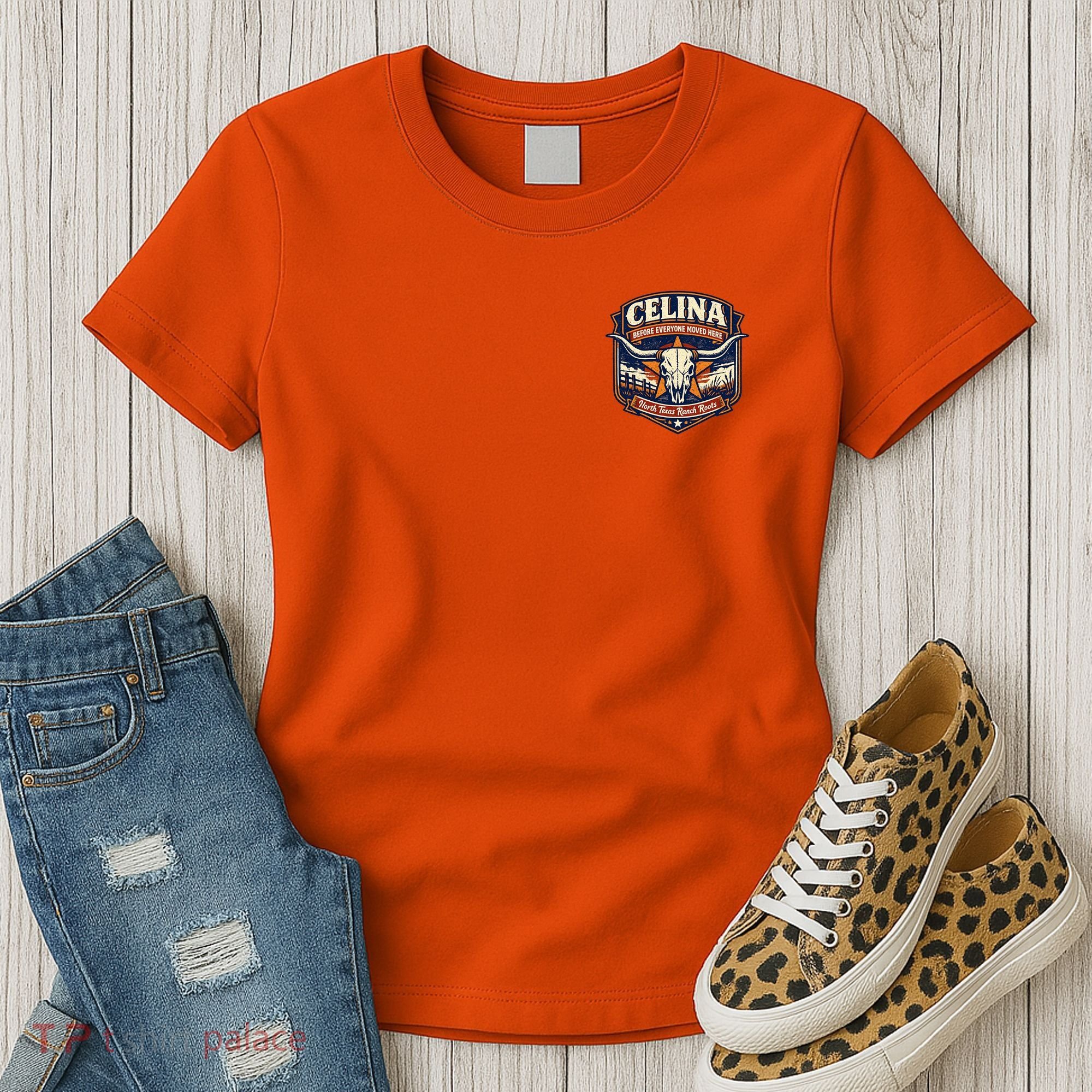 Celina Texas Front & Back Women's T-Shirt