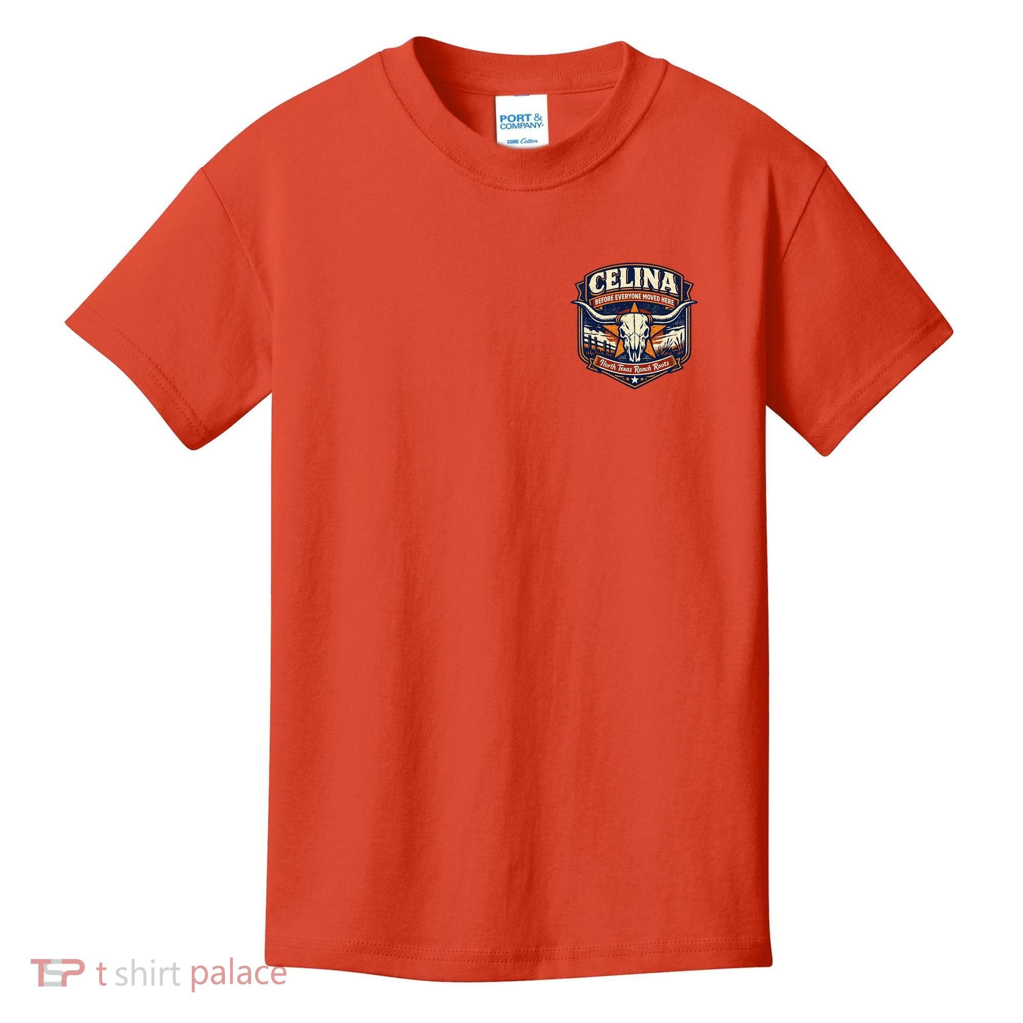 Celina Texas Front & Back Kids T-Shirt